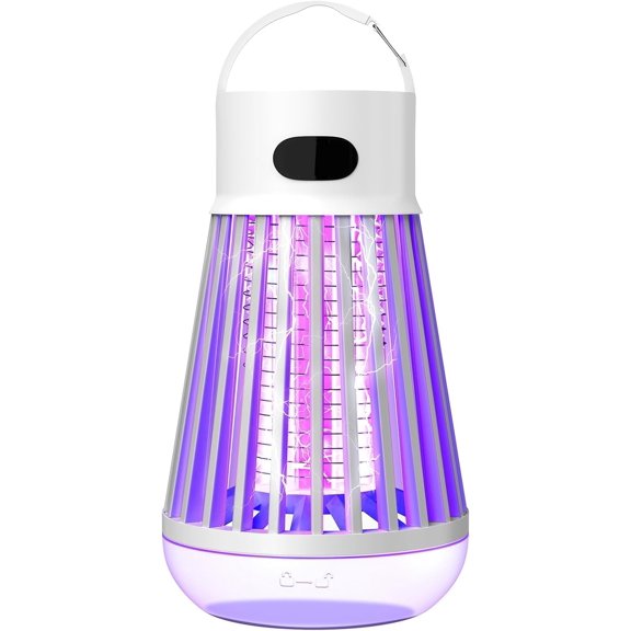 LED Bug Zappers Indoor Outdoor Mosquito Zappers, Rechargeable Fly Zappers Mosquito Killer Lamp with Storage Box, Waterproof 2000V Bug Light Trap for Home Kitchen Backyard Garden Camping Patio