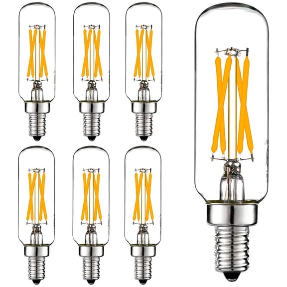 LED Bulb Dimmable 6W Equal Warm White 2700K T6 T25 E12 Candelabra Bulb 60 watt for Chandeliers,Ceiling Fan,Pendant,Wall sconces AC120V 600LM e12 Light Bulb 6Pack