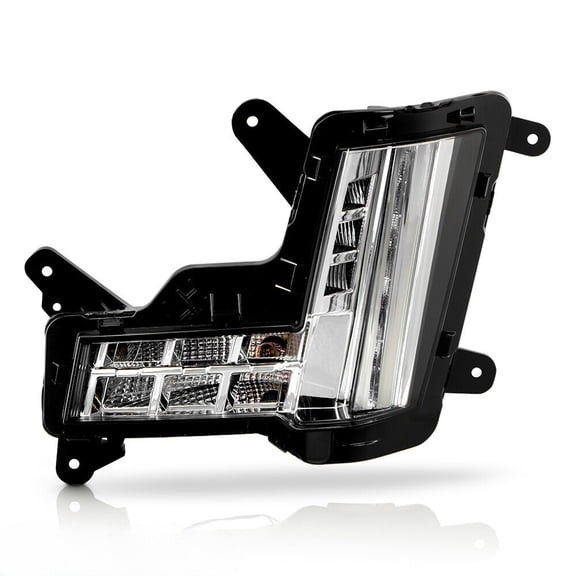 LED Bumper Fog Light Lamp For 2015-2020 Cadillac Escalade w/ Crash Brake Driver