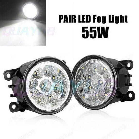 LED Bumper Fog Lights For Subaru Impreza Legacy Outback Driving Lamps Clear Lens