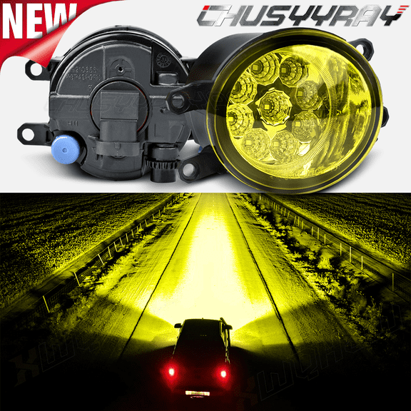 LED Bumper yellow Fog Lights Lamps Pair Right&Left For 2010-2012 Toyota Prius