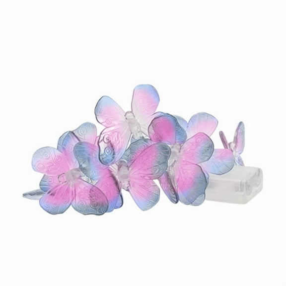 LED Butterfly String Lights 1.5 Meter Battery Powered Color Butterfly Fairies Lights for Home Bedroom Indoor Outdoor