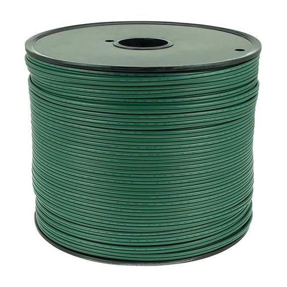 LED C9 No Sockets Light Cord on Reel, Green - 500 ft.