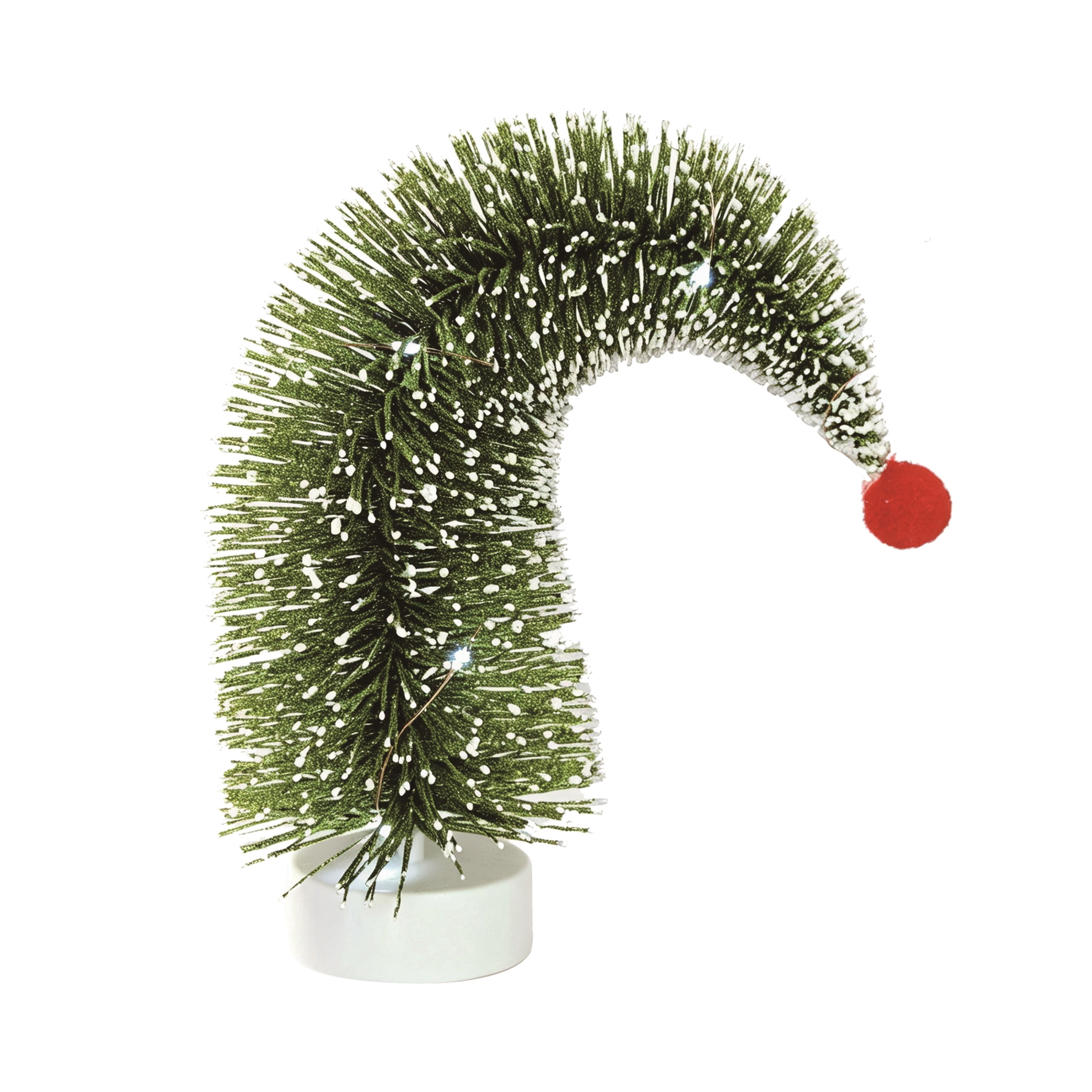 Light-Up Tree Christmas Village Accessory, Green and Red, 7", by Holiday Time