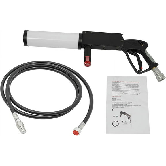 LED CO2 Fog Smoke Machine Handheld LED CO2 Jet Machine CO2 Cannon Fogger Machine LED RGB CO2 Gun DJ Effects Fogger Smoke Gun for Nightclub DJ Club Live Party (US Stock)