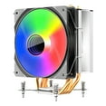 thumbnail image 1 of LED CPU FAN Desktop Computer 4 Heatpipes Colorful Temperature Control Quiet, 1 of 12
