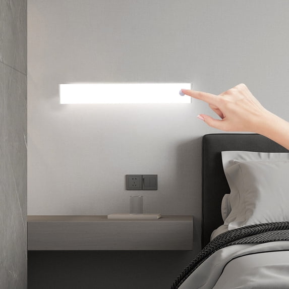 LED Under Cabinet Light – Motion Sensor, Wireless USB Rechargeable Closet & Wardrobe Light, Magnetic Adhesive Stick-On Indoor Night Light for Kitchen, Stairs, Hallway