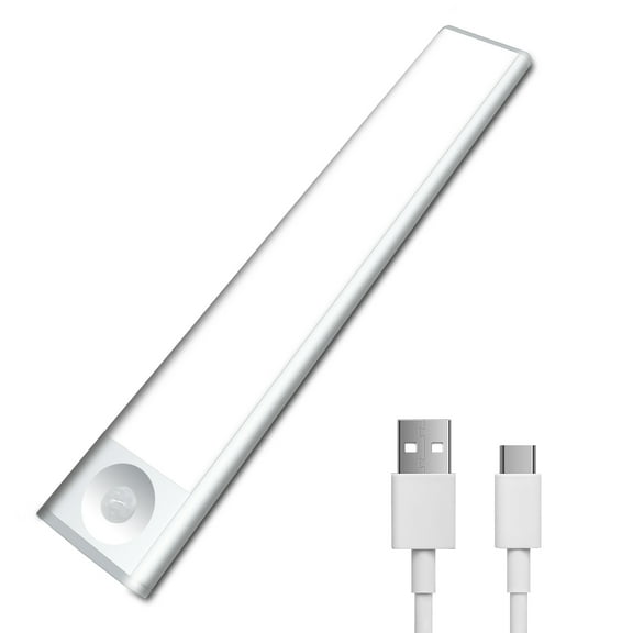 LED Cabinet Light with Motion Sensor, Ultra Bright Light Strip, 3 Modes, USB Cabinet Light, Kitchen Light, Dimmable, Auto/on/off Night Light