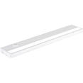thumbnail image 1 of LED Under Cabinet Lighting Hardwired - 3CCT 18 Inch White Finish - Undercabinet Lights for Kitchen - Linkable Undercounter Dimmable Plug in Light or Hard Wired - Under Counter Fixture Direct Wire, 1 of 6