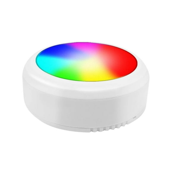LED Under Cabinet Lights RGB Dimmable | Wireless Remote Included | 16 Color Changing Party Accent Lighting | Adjustable Brightness | For Closet Counter Bedroom Indoor