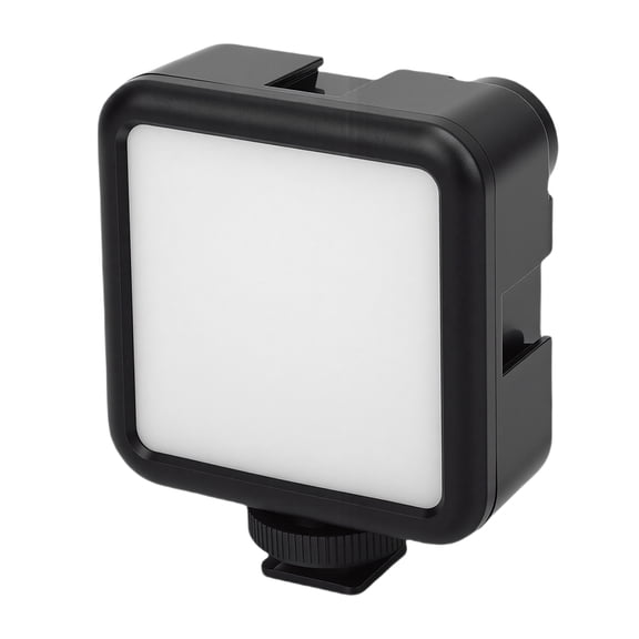 LED Camera Fill Light High Brightness 5600K LED Video Light with 3 Cold Shoe Mounts and Hot Shoe Base for Outdoor Photography