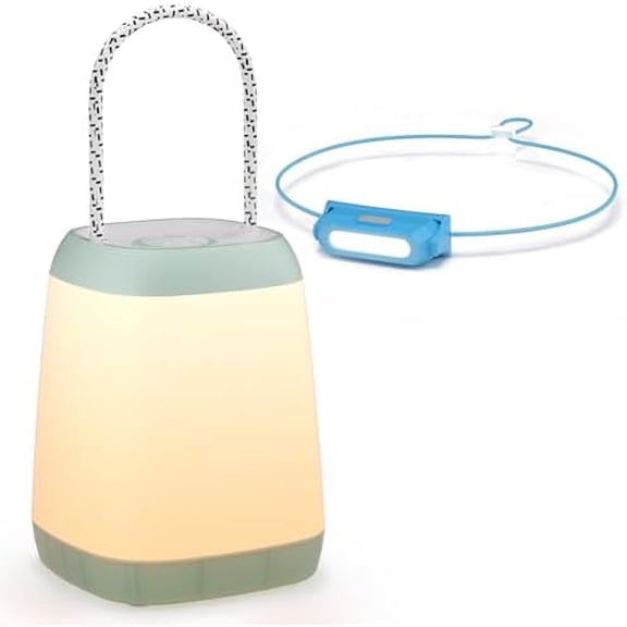 LED Camping Essentials, Battery Powered LED Camping Lantern & Headlamp Sets, Multiple Purposes Tent Light for Camp, Hiking, Emergency, Backpacking, Indoor/Outdoor,Gift for Kids