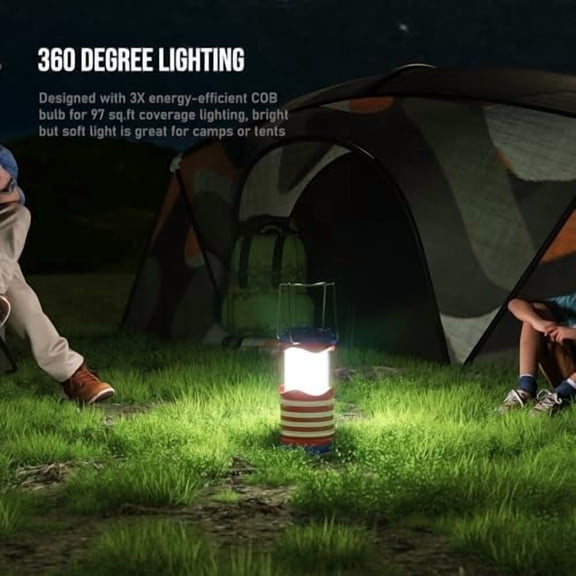 LED Camping Lantern, 4 Pack Battery Powered Flashlight for Power Outages, Portable Collapsible Hanging Light Essential for Home, Outdoor, Emergency Lamp Survival Kit Gear for Hurricane, C2