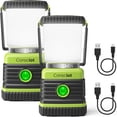 thumbnail image 1 of LED Camping Lantern Rechar able, Camping Lights, 1000LM, 4 Light Modes, 4400mAh Power Bank, IPX4 Waterproof, Dimmable Tent Lights for Emer ncy, Power Outa s, USB C Cable Included, 2 Pack, 1 of 6
