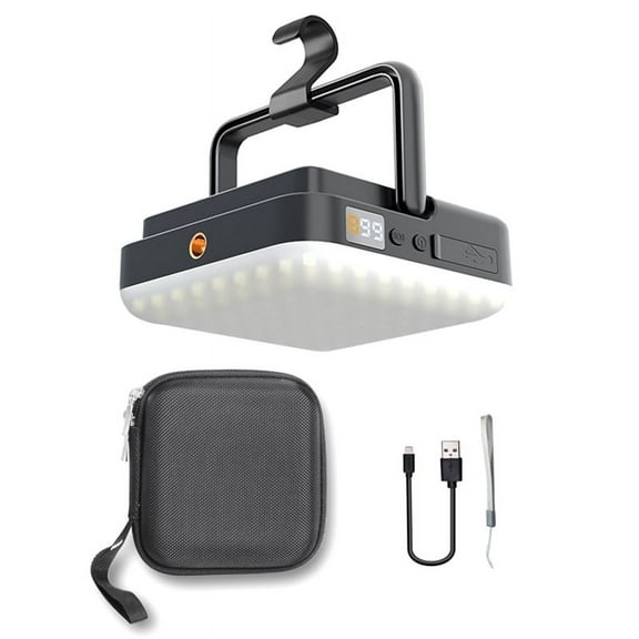 LED Camping Lantern Rechargeable 1000LM, 13500mAh Portable Waterproof Tent Light for Power Outages, Em