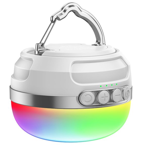 LED Camping Lantern Rechargeable 1400LM, Up to 300H Running Time Camping Tent Light, 6700mAh Emergency Hanging Light for Hurricane, Power Outages, Home, Hiking, Water-Resistant