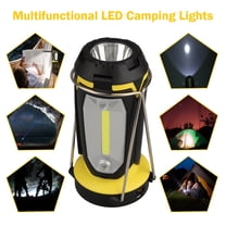 LED Camping Lantern, Rechargeable 2200mAh Power Bank, Perfect Lantern Flashlight Dimmable for Hurricane Emergency, Hiking, Home and More