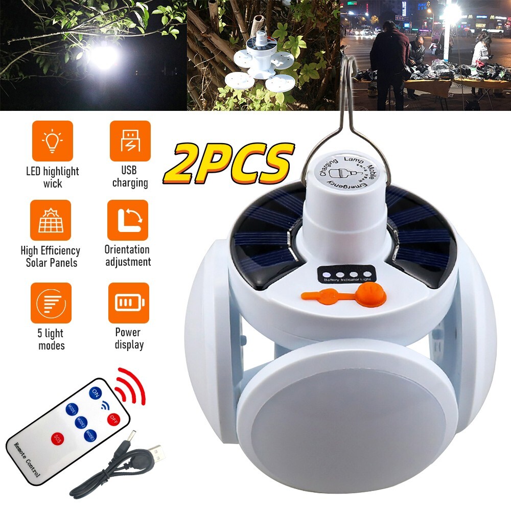 LED Camping Lantern Rechargeable,DFITO Solar Camp Lantern with USB