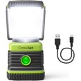 thumbnail image 1 of LED Camping Lantern Rechargeable, General Camping Lights, 1000LM, 4 Light Modes, 4400mAh Power Bank, IPX4 Waterproof Tent Lights, Dimmable Flashlight for Emergency, Power Outages, USB Cable Included, 1 of 12