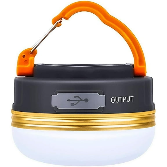 LED Camping Lantern, Rechargeable & Portable Tent Light, 300LM,3 Light Modes,1800mAh Power Bank,with Magnet Base,Electric Lantern Flashlight for Camping/Hiking/Fishing/Hurricane/Emergency