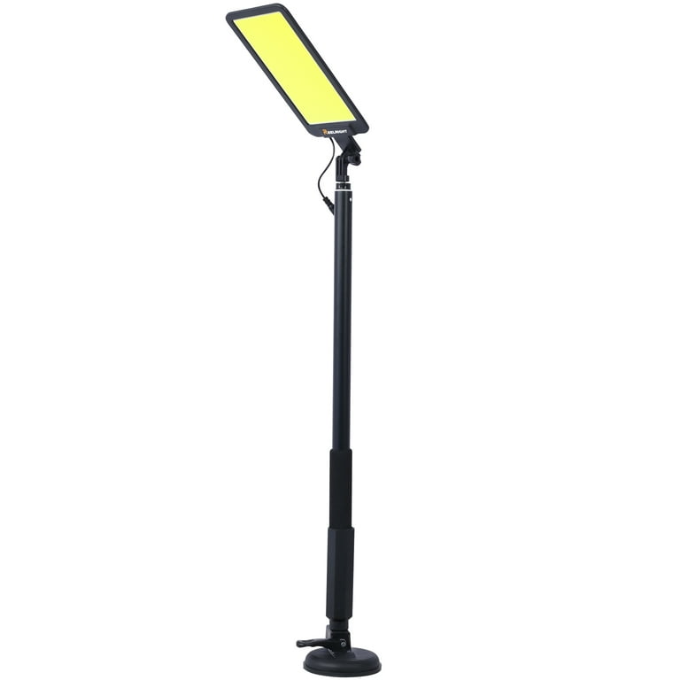 LED Camping Light, 12V 10000 Lumen Super Bright Portable Outdoor Lights  with Telescoping Pole and Suction Cup Magnetic Base, Flood Lamp for  Outdoors