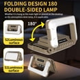 thumbnail image 1 of LED Camping Light, Foldable Portable Work Light with USB Charging, Water-Resistants, Adjustable Warm/Cool/Yellow Light for Camping, Outdoor Work, 1 of 5
