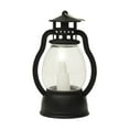 thumbnail image 1 of LED Candle Lantern Decorative Ornament Electric Lamp Rustic Black Finish for Pathway Garden and Tabletop Display, 1 of 9