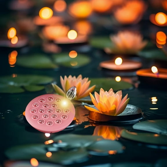 LED Candle Lantern | Electronic Flameless Light Decoration | Multicolor | Christmas Tree Shape, Acrylic, Warm Glow, Energy Saving, | 8x8x5cm