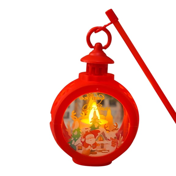 LED Candle Light under $5! Cagogo Christmas Round Wind Light LED Handheld Electronic Candle, Christmas Tree Decoration Wind Light, Battery Operated Party Atmosphere Light, Flameless Candle for Indoor