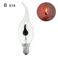 thumbnail image 1 of LED Candle Light Bulb E14 E27 LED Flame Effect Bulb LightiW0 Decor Home G0S1, 1 of 9
