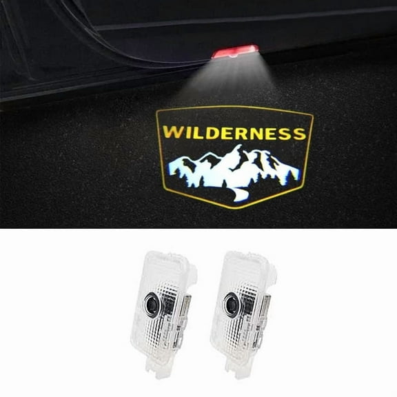LED Car Door Logo Lights Courtesy Projector Laser Welcome Light Puddle lamp 2 pcs Compatible with Forester Outback Legacy Ascent Car Accessories For Subaru