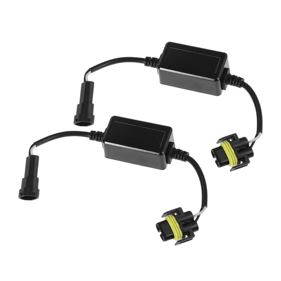 LED Car Headlight Canbus Decoder 9006 9005 9012 H10 Error Free Warning Resistors Decoder (Set of 2)
