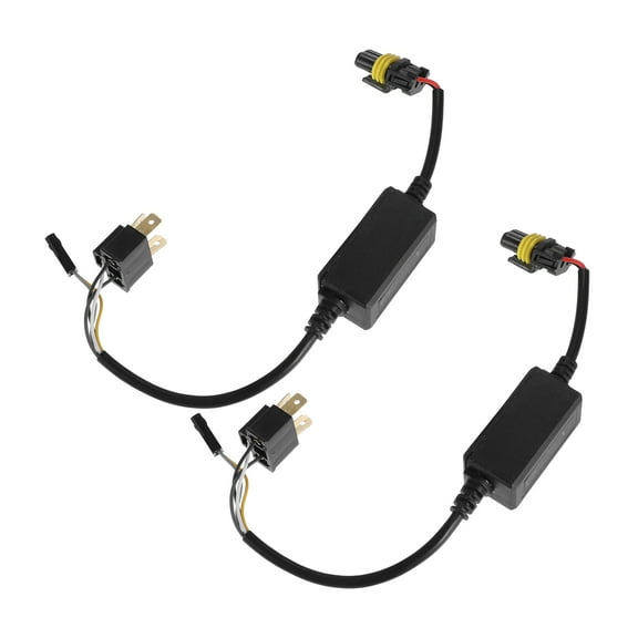 LED Car Headlight Canbus Decoder H4 Error Free Warning Resistor Decoder Anti Flicker Resistor (Set of 2)