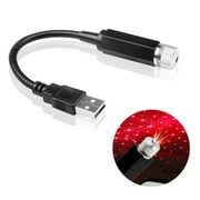LED Car Roof Star Night Light Projector Atmosphere Lamp USB Decorative Adjustable For Auto Roof Room Ceiling Decor ,Safe to Use