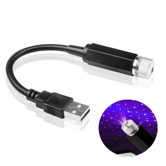 LED Car Roof Star Night Light Projector Atmosphere Lamp USB Decorative Adjustable For Auto Roof Room Ceiling Decor ,Safe to Use