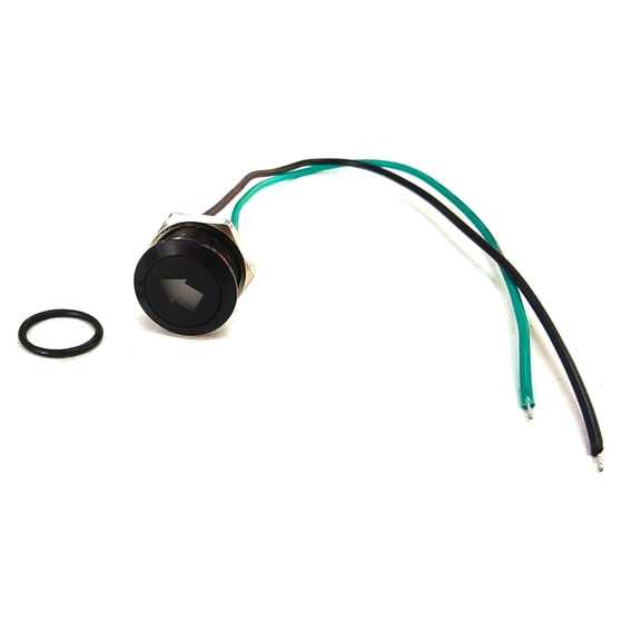LED Car Turn Signal Indicators Light with Wire Leads 12mm Metal Signal Lamp