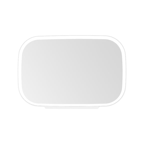 LED Car Visor Mirror with Touch Control, Rechargeable Vanity Mirror for Sun Visor with 3 Color Modes, Dimmable Makeup Mirror for Car Truck SUV, Travel Accessory
