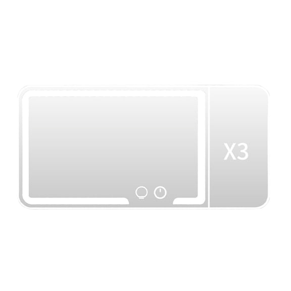 LED Car Visor Vanity Light with 3 Dimmable Modes Rechargeable 60 LEDs for Seamless Makeup Application in Any Vehicle