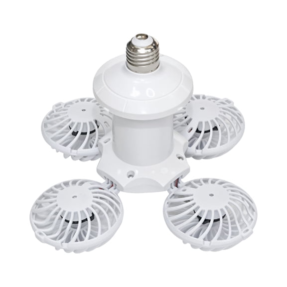 LED Ceiling Fan Light With E27 Screw Base Small Spaces Fan Lamp For Small Rooms And Apartments Enduring