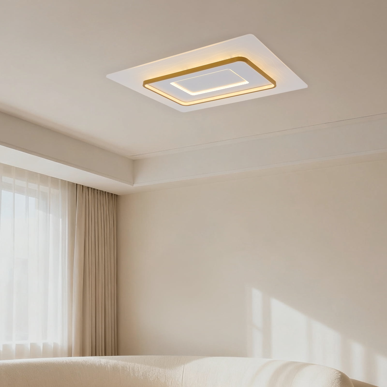LED Ceiling Light, Dimmable Ceiling Lamp, Modern LED Ceiling Light Fixture, suitable for the dining room, living room, bedroom