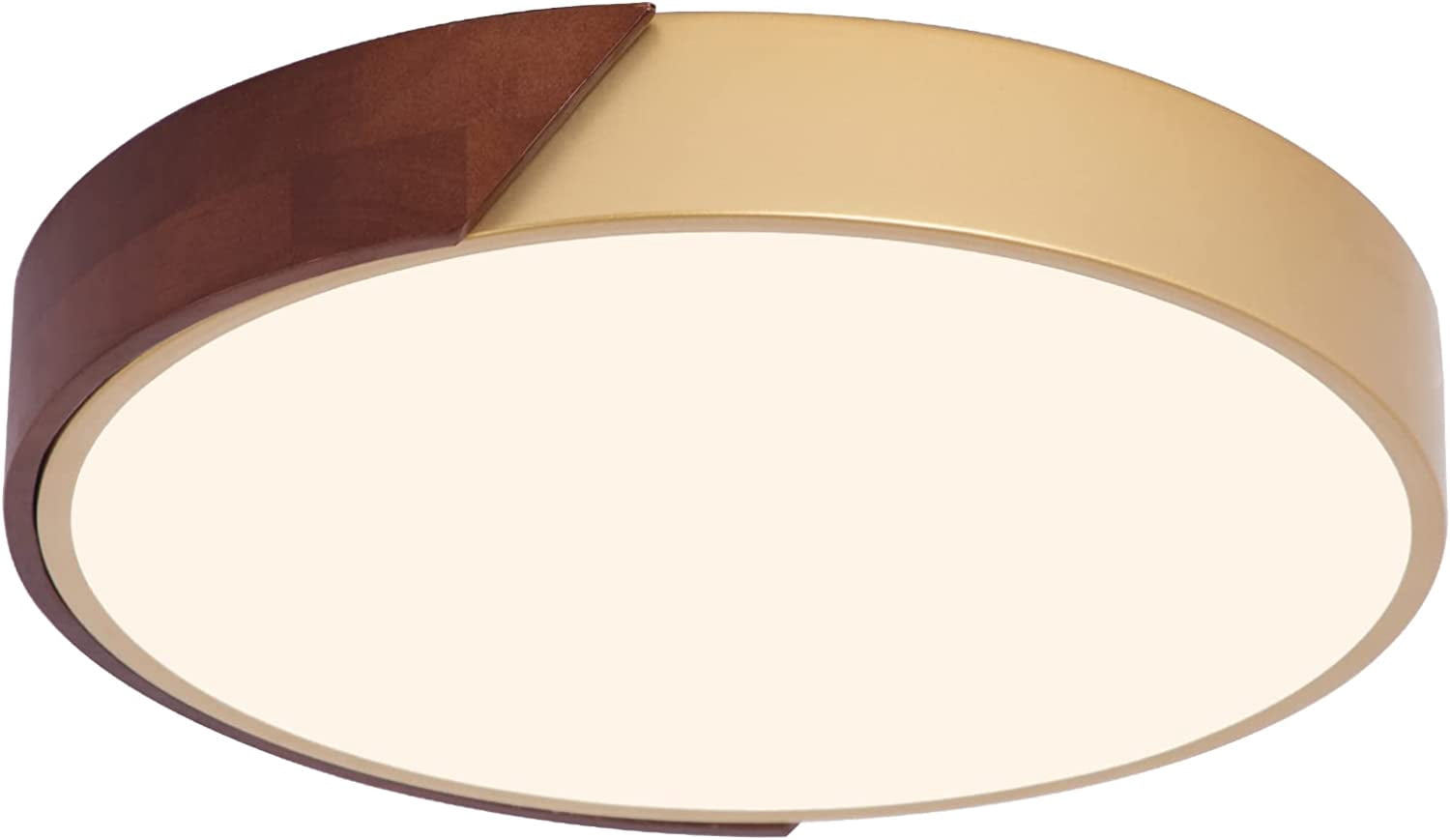 LED Ceiling Light Minimalist Wood Style Flush Mount Ceiling Light ...