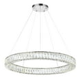 thumbnail image 1 of CWI Lighting Madeline Contemporary Metal LED Chandelier in Chrome, 1 of 5