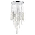 thumbnail image 1 of CWI Lighting Celina Contemporary Metal LED Chandelier in Chrome, 1 of 5