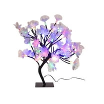 LED Cherry Blossom Tree Light USB Powered 19 Inch Desk Decor with 48 Warm White LEDs for Christmas Home Party Decor