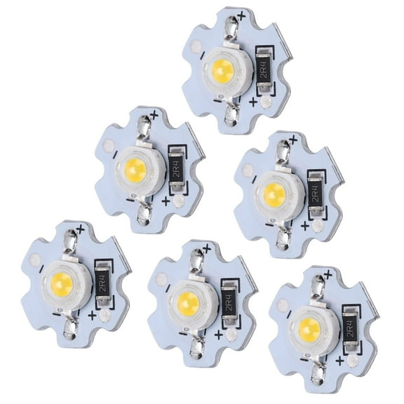 LED Chip High Power, 25Pcs 5V LED Chips 200LM 3W High Power LED Lamp Beads for Bulb Lamp Beads DIY Lighting Fixtures Natural Light