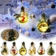 thumbnail image 1 of LED Christmas Ball Transparent Hanging Ornaments Balls Xmas Ball Clear Plastic Fillable DIY Light Bulb with Rope Creative Simulation Bulb Christmas Tree Decoration Pendant Plastic Ball, 1 of 4