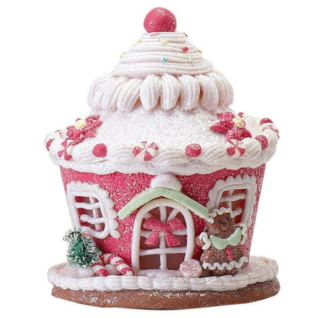 LED Christmas Gingerbread House House Gingerbread Decor Tabletop