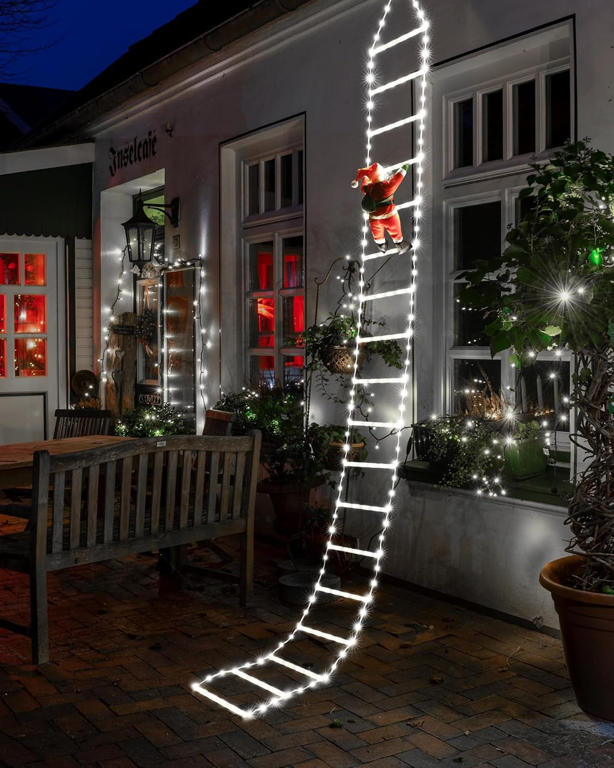 LED Christmas Light 10ft Christmas Decorative Ladder Lights with