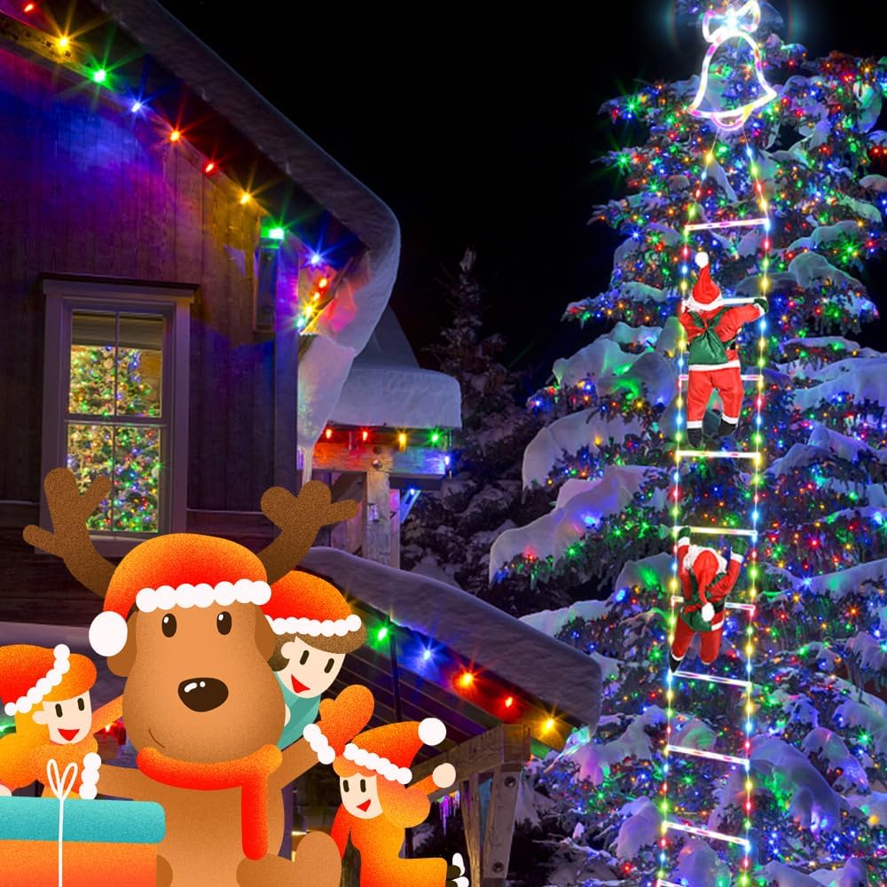 LED Christmas Light, (9.8ft) Christmas Decorations Indoor Outdoor