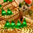 thumbnail image 1 of LED Christmas Light String 118 Inch Battery Operated with Snowman Bell Tree Gift Box Shapes Warm White Lights for Indoor Holiday Decor Tree Window Mantel Bedroom Party Decoration, 1 of 6